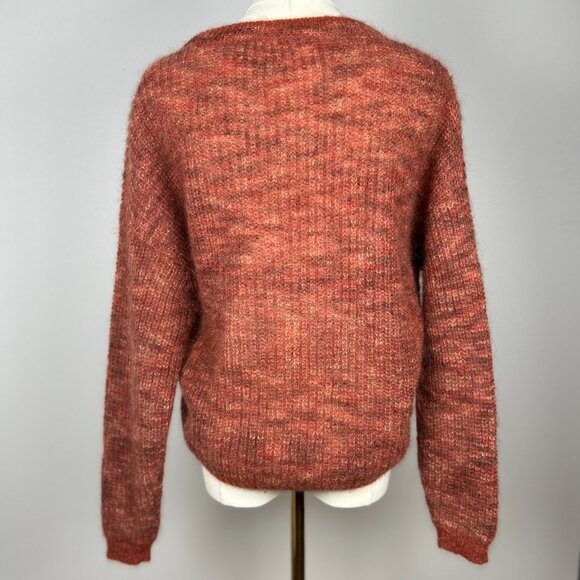 POMANDERE Coral Boat-neck mohair-blend sweater Size US 6 - Picture 2 of 6